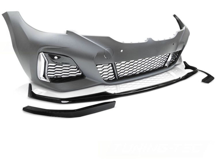 ZDERZAK PRZEDNI M340I M-PERFORMANCE CZARNY POŁYSK BMW SERII 3 G20/G21