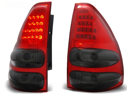 LAMPY TYLNE RED SMOKE LED TOYOTA LAND CRUISER 120 03-09