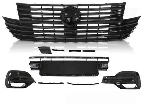 GRILL ATRAPA BODY KIT SPORT BLACK VW T6.1 2020+