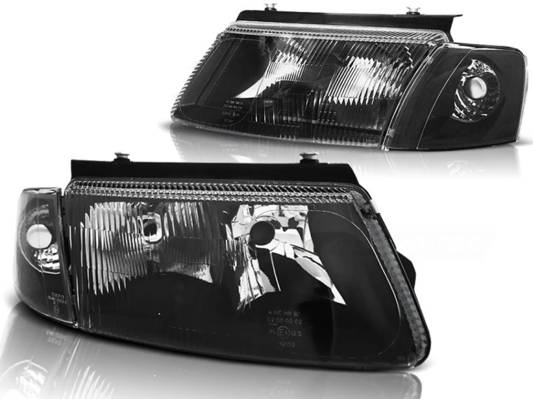 LAMPY PRZEDNIE REFLEKTORY BLACK VW PASSAT B5 3B 11.96-08.00