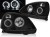 LAMPY PRZEDNIE REFLEKTORY RENAULT CLIO II 01-05 ANGEL EYES CCFL BLACK