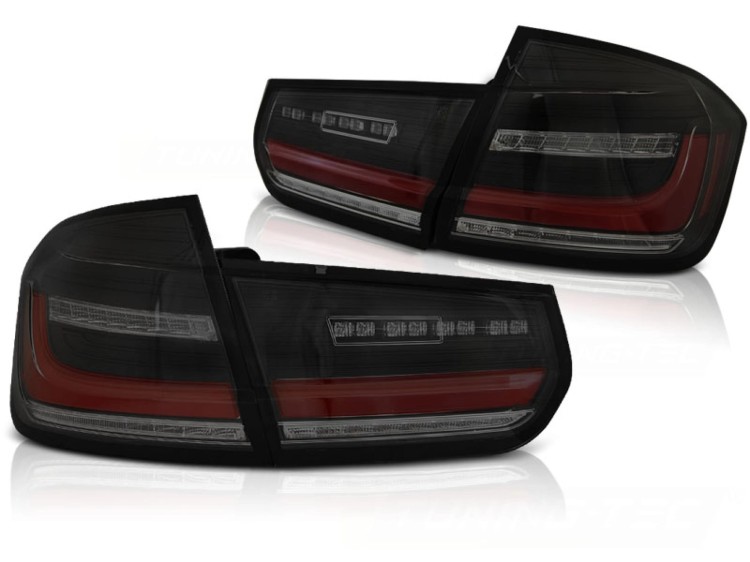 LAMPY TYLNE BLACK SMOKE LED BMW SERII 3 F30 11-18