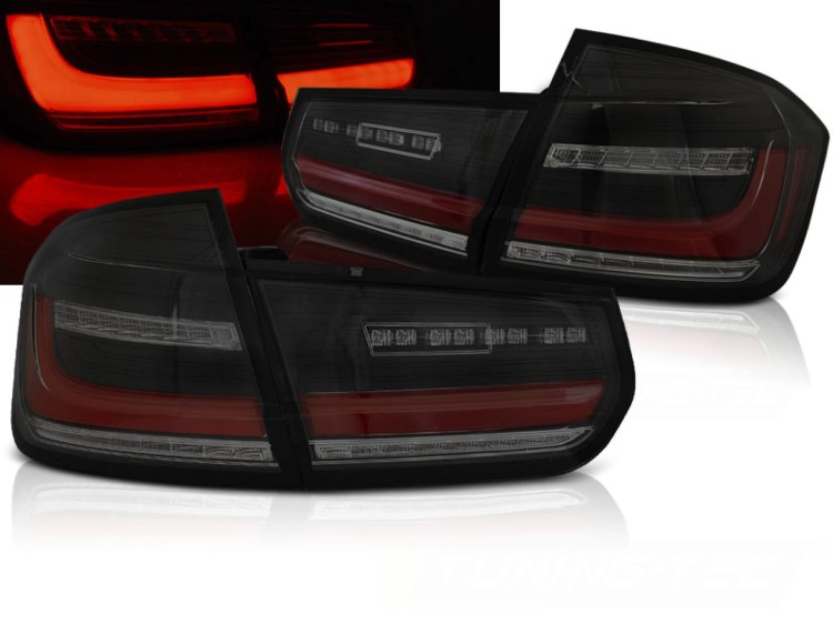 LAMPY TYLNE BLACK SMOKE LED BMW SERII 3 F30 11-18