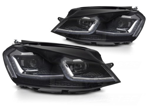 LAMPY PRZEDNIE SILVER LED SEQ DRL VW GOLF VII 13-17