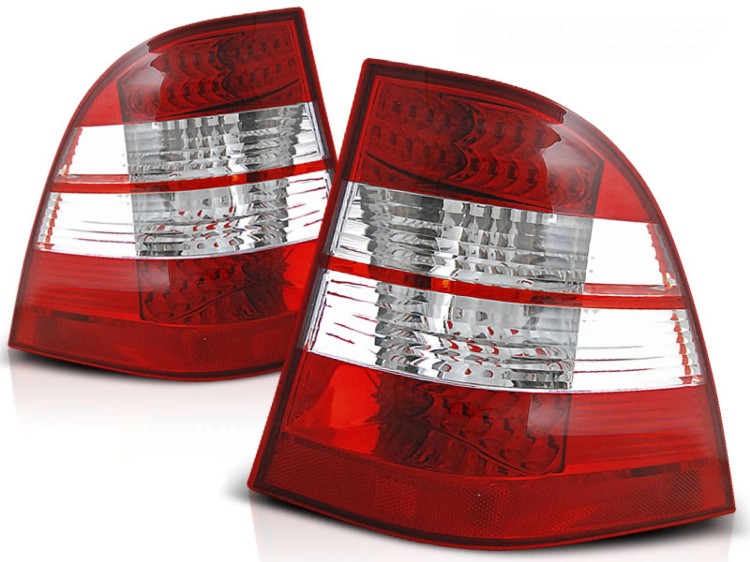 LAMPY TYLNE RED WHITE MERCEDES W163 ML M-KLASA 03.98-05