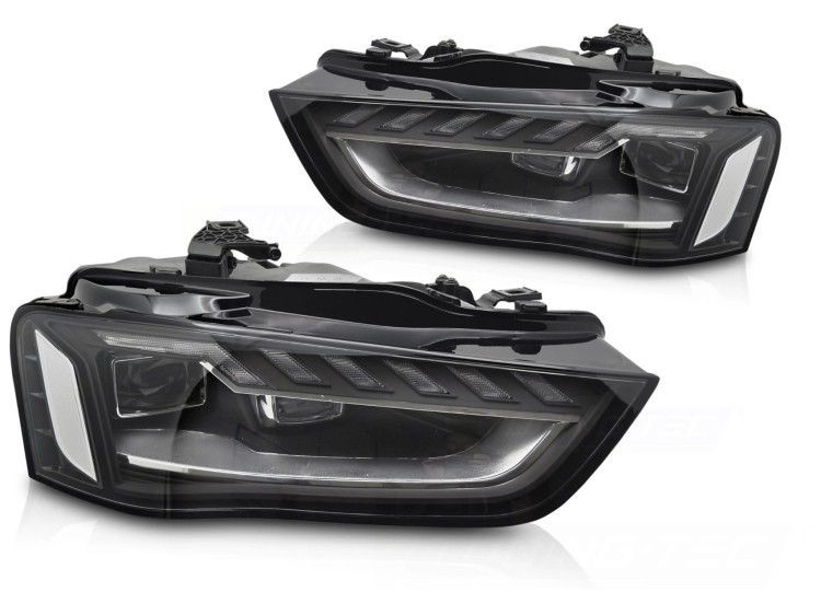 LAMPY PRZEDNIE FULL LED SEQ DRL AUDI A4 B8 12-15