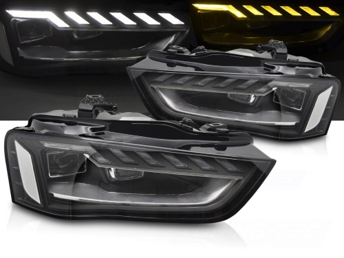 LAMPY PRZEDNIE FULL LED SEQ DRL AUDI A4 B8 12-15