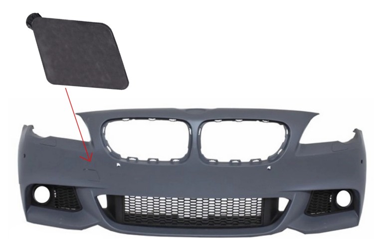 ZAŚLEPKA HAKA HOLOWNICZEGO BMW 5 SERII F10 F11 ZDERZAK M PAKIET