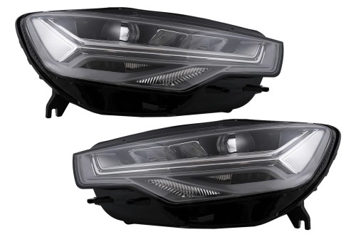 REFLEKTORY LAMPY PRZEDNIE LED AUDI A6 C7 4G 11-14 KONWERSJA Z XENON NA LED