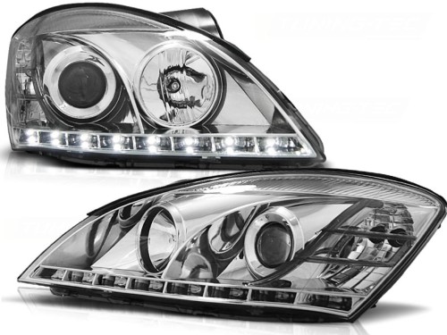 LAMPY PRZEDNIE REFLEKTORY KIA CEED 09.06-08.09 CHROME