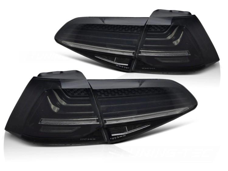 LAMPY TYLNE LED LASER SMOKE SEQ VW GOLF 7 13-19