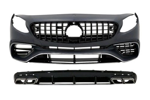 BODY KIT ZDERZAK PRZEDNI DYFUZOR MERCEDES S-KLASA COUPE C217 15-21 S63 AMG