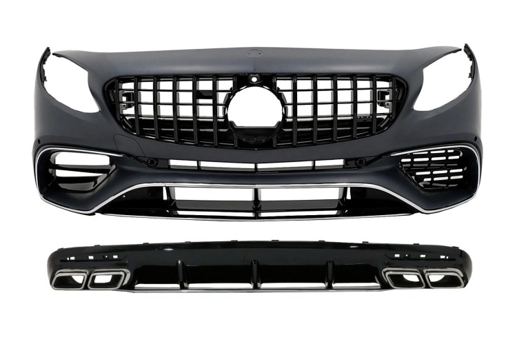 BODY KIT ZDERZAK PRZEDNI DYFUZOR MERCEDES S-KLASA COUPE C217 15-21 S63 AMG