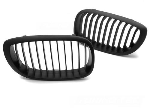 GRILL ATRAPA CHŁODNICY CZARNY MAT BMW E46 LCI SEDAN / TOURING 01-05