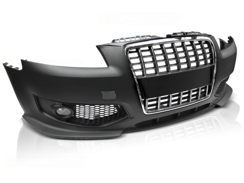 ZDERZAK PRZEDNI CHROME BLACK RS3 AUDI A3 8P 06.05-04.08