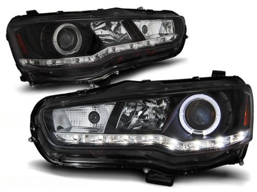LAMPY PRZEDNIE REFLEKTORY MITSUBISHI LANCER 8 08-16 LED