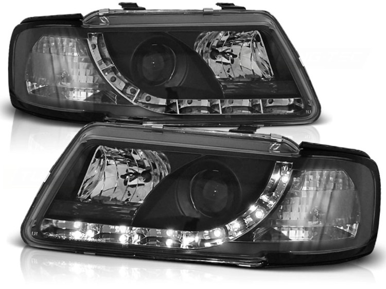 LAMPY PRZEDNIE REFLEKTORY BLACK AUDI A3 8L 08.96-08.00