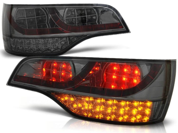 LAMPY TYLNE SMOKE AUDI Q7 06-09 LED