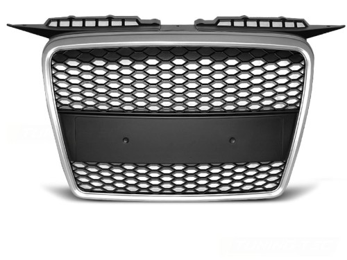 ATRAPA GRILL GLOSSY BLACK SILVER AUDI A3 06.05-03.08