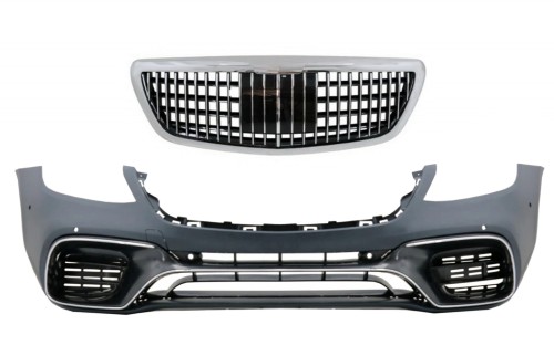 ZDERZAK PRZEDNI GRILL MERCEDES S KLASA W222 FACELIFT (14-17) S63 AMG DESIGN