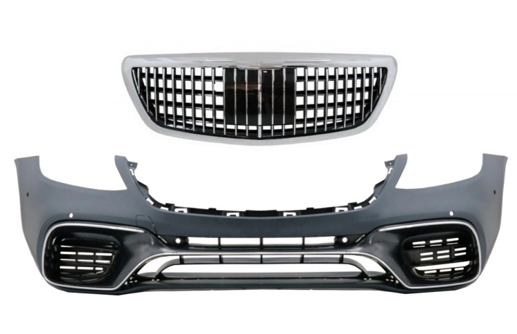 ZDERZAK PRZEDNI GRILL MERCEDES S KLASA W222 FACELIFT (14-17) S63 AMG DESIGN