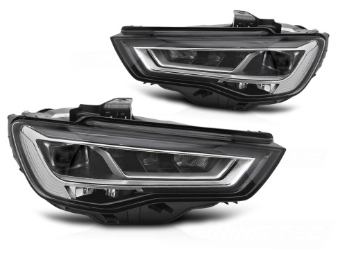 LAMPY PRZEDNIE FULL LED SEQ DRL AUDI A3 8V 12-16