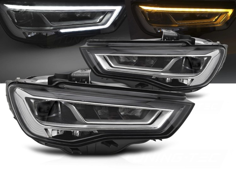 LAMPY PRZEDNIE FULL LED SEQ DRL AUDI A3 8V 12-16