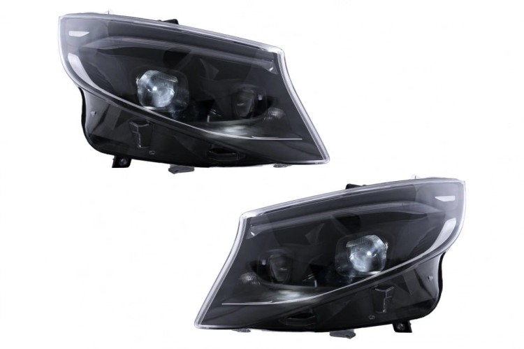 BODY KIT ZDERZAK PRZEDNI LAMPY KONWERSJA MERCEDES VITO W447 (2020-2024)