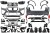 BODY KIT ZDERZAK WYDECH KONWERSJA BMW X6 G06 (2019-) NA LCI 2023 X6M DESIGN