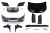 BODY KIT ZDERZAK LAMPY KONWERSJA MERCEDES VITO W639 04-15 DO W447 2024