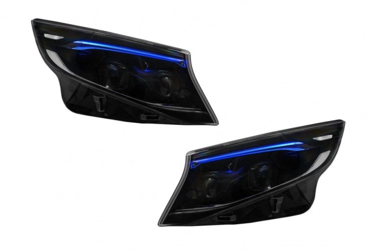 BODY KIT ZDERZAK LAMPY KONWERSJA MERCEDES VITO W639 04-15 DO W447 2024