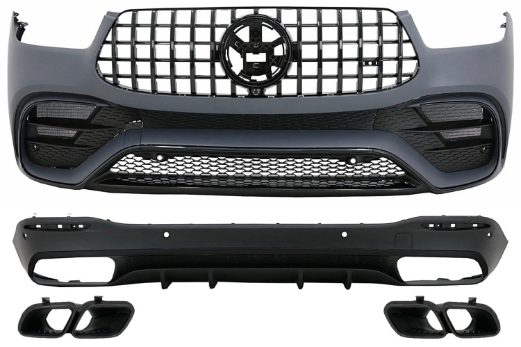 BODY KIT ZDERZAK PRZEDNI DYFUZOR MERCEDES GLE W167 SUV (2019-UP) GLE 63 AMG