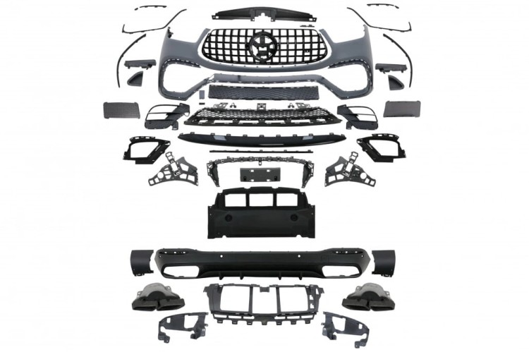 BODY KIT ZDERZAK PRZEDNI DYFUZOR MERCEDES GLE W167 SUV (2019-UP) GLE 63 AMG