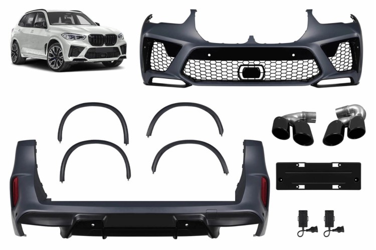 BODY KIT ZDERZAK PRZEDNI TYLNY BMW X5 G05 (2018-2022) X5M DESIGN