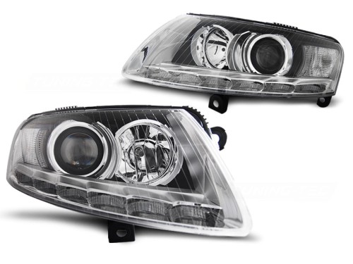 LAMPY PRZEDNIE AUDI A6 C6 04-08 XENON DAYLIGHT RL
