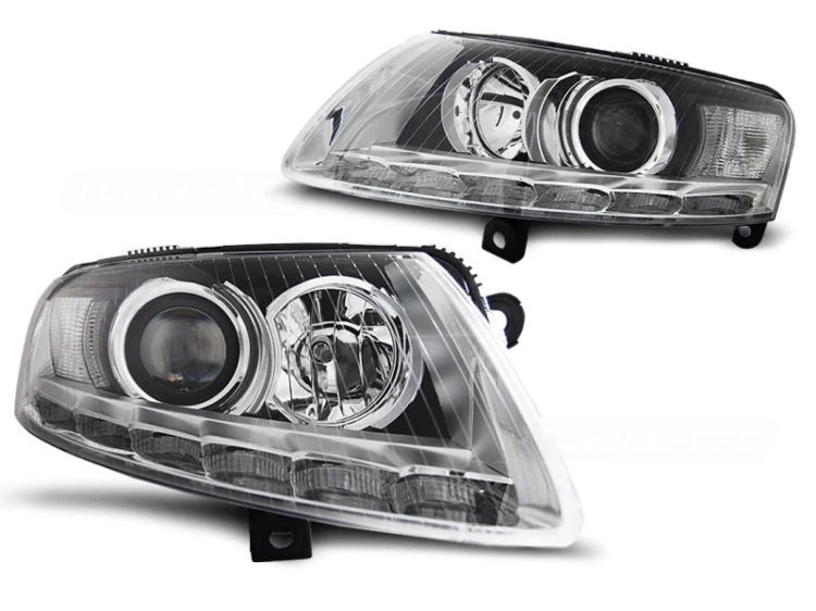 LAMPY PRZEDNIE AUDI A6 C6 04-08 XENON DAYLIGHT RL