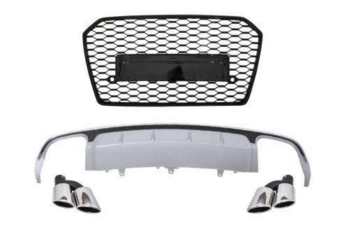DYFUZOR KOŃCÓWKI GRILL AUDI A6 4G FACELIFT (15-18)