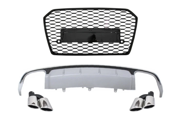 DYFUZOR KOŃCÓWKI GRILL AUDI A6 4G FACELIFT (15-18)