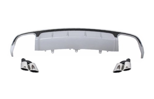 DYFUZOR KOŃCÓWKI WYDECHU AUDI A6 4G C7 (2015-2018) SEDAN S6 DESIGN
