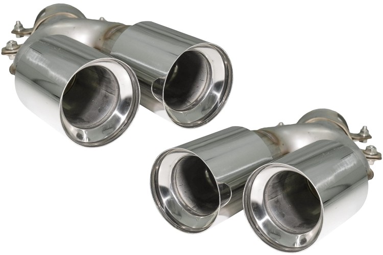 KOŃCÓWKI WYDECHU BMW 5 SERIII G30 G31 G38 SERIA 6 G32 (16-20) M5 LOOK CHROM
