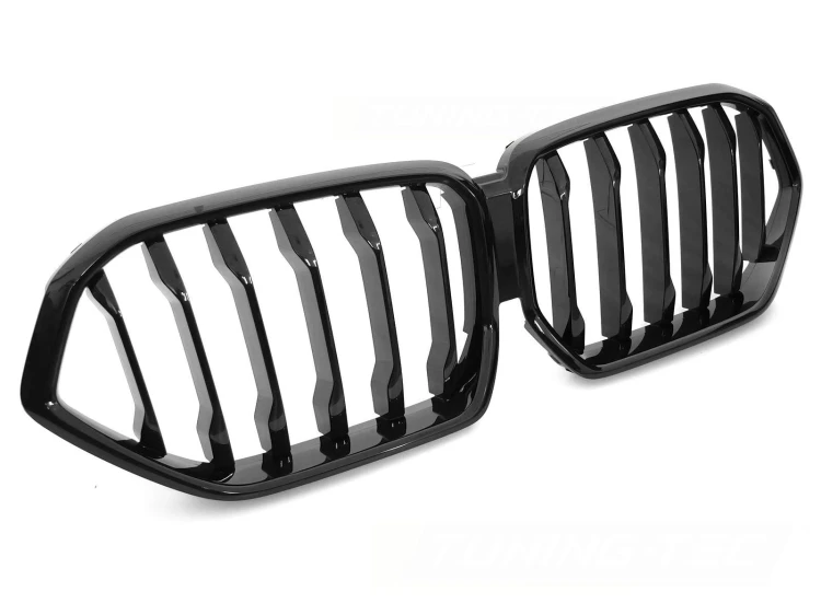 NERKI GRILL ATRAPA CZARNY POŁYSK BMW X6 G06 19-23