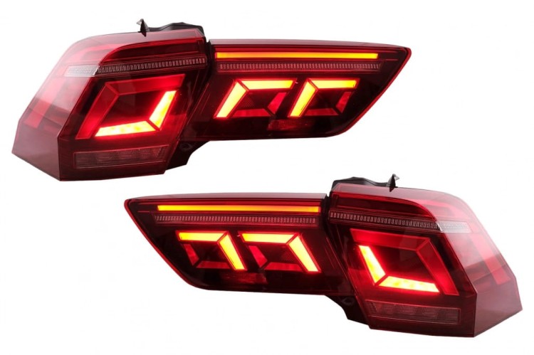 BODY KIT ZDERZAK BŁOTNIKI LAMPY VW TIGUAN II MK2 16- 19 NA 2021 R DESIGN