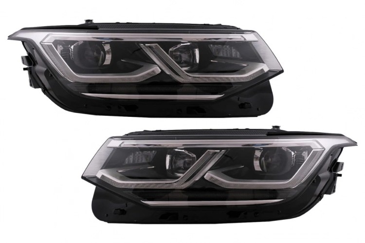 BODY KIT ZDERZAK BŁOTNIKI LAMPY VW TIGUAN II MK2 16- 19 NA 2021 R DESIGN