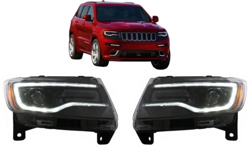 REFLEKTORY LAMPY PRZEDNIE LED JEEP GRAND CHEROKEE IV WK2 (11-13)