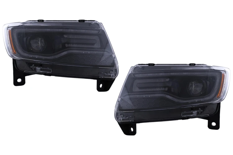 REFLEKTORY LAMPY PRZEDNIE LED JEEP GRAND CHEROKEE IV WK2 (11-13)