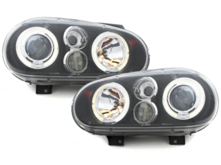 REFLEKTORY LAMPY PRZEDNIE VW GOLF IV 4 (09.1997-09.2003) ANGEL EYES
