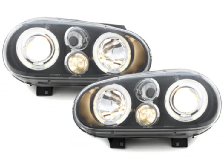 REFLEKTORY LAMPY PRZEDNIE VW GOLF IV 4 (09.1997-09.2003) ANGEL EYES