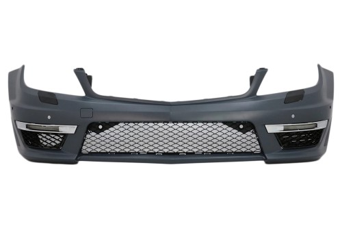 BODY KIT ZDERZAK PRZEDNI TYLNY GRILL MERCEDES C KLASA W204 07-14 C63 AMG