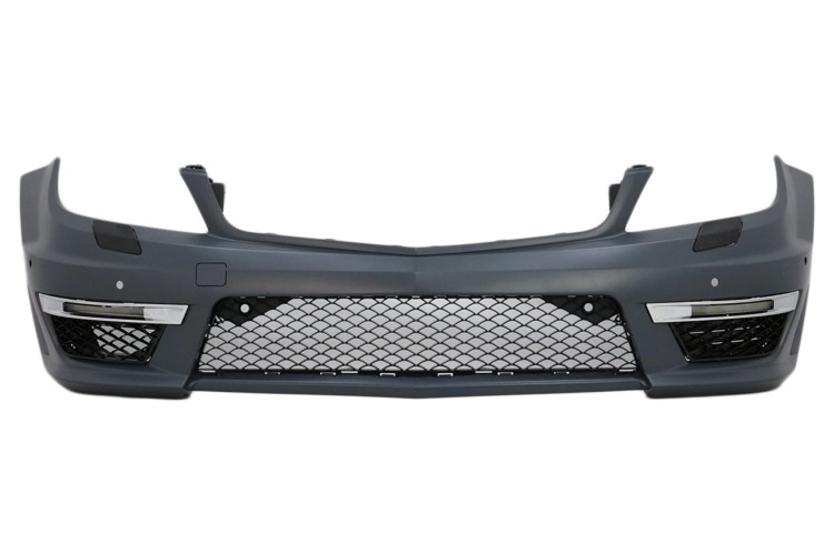 BODY KIT ZDERZAK PRZEDNI TYLNY GRILL MERCEDES C KLASA W204 07-14 C63 AMG