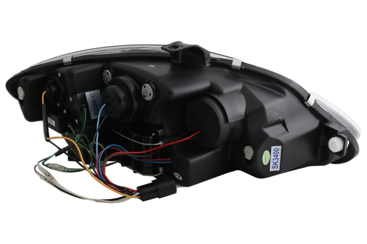 LAMPY PRZEDNIE REFLEKTORY LED SEAT LEON ALTEA TOLEDO (06.2005-2009) CZARNE
